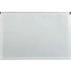 JAM Paper Plastic Envelopes with Zip Closure, Legal Booklet, 9.5 x 14.5, Clear, 12/Pack (219Z1CL)* Business