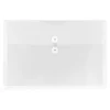 JAM Paper Plastic Envelopes with Button and String Tie Closure, Legal Size, Clear, 12/Pack (219B1CL)* Business