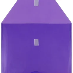 JAM Paper ® Plastic Envelopes with Hook & Loop Closure, Letter Booklet, 9.75 x 13, Purple, 12/Pack (218V0PU)* Business