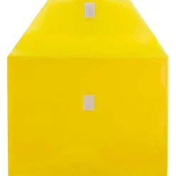 JAM Paper Plastic File Pocket, Letter Size, Assorted, 6/Pack (218V0ASSRT)* Business