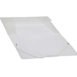 JAM Paper Plastic Portfolio Case with Elastic Closure, Clear (332537)