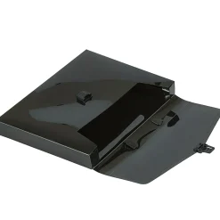 JAM Paper Plastic Portfolio Briefcase with Handles, 12