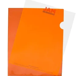 JAM Paper ® Plastic Sleeves, 9" x 12", Orange, 12/Pack (226330937) Hot