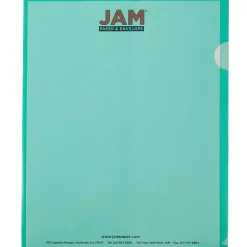 JAM Paper ® Plastic Sleeves, 9" x 12", Green, 12/Pack (226325846) Outlet