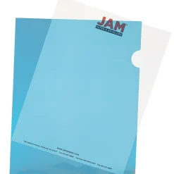 JAM Paper ® Plastic Sleeves, 9" x 12", Blue, 120/Pack (2226316987B) New