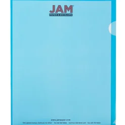 JAM Paper ® Plastic Sleeves, 9" x 12", Blue, 120/Pack (2226316987B) New
