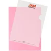 JAM Paper Plastic Sleeves, 9" x 12", Red, 120/Pack (2226316989B) Discount