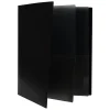 JAM Paper 6-Pocket Heavy Duty Plastic Folders, Black, 2/Pack (389MP6bl) Clearance