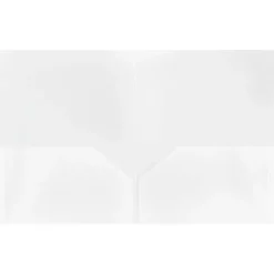 JAM Paper POP 2-Pocket Plastic Presentation Folder, Clear, 6/Pack (382ECLDD) Best