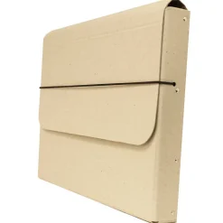 JAM Paper Portfolio Case with Elastic Closure, Natural Kraft (154528517)
