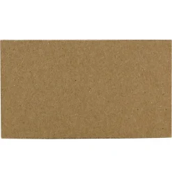 Discount ® Printable Business Cards, 3 1/2 x 2, Brown Kraft Paper Bag Recycled, 100/Pack (22128339) Business Cards