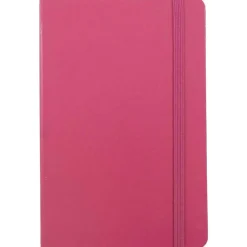 JAM Paper Professional Notebooks, 5.8" x 8.3", Wide Ruled, 70 Sheets, Pink (340528856)