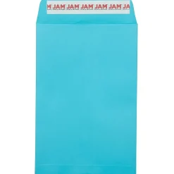 JAM Paper Self Seal Catalog Envelope, 6" x 9", Blue, 100/Pack (187947509D)* Catalog