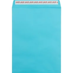 JAM Paper Self Seal Catalog Envelope, 9" x 12", Blue, 100/Pack (188047509D)* Catalog