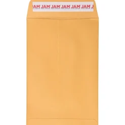 JAM Paper Self Seal Catalog Envelope, 6" x 9", Brown Kraft Manila, 100/Pack (13034199D)* Catalog