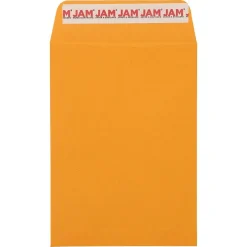 JAM Paper Self Seal Catalog Envelopes, 5 1/2" x 7 1/2", Brown Kraft Manila, 100/Pack (400238465D)* Catalog