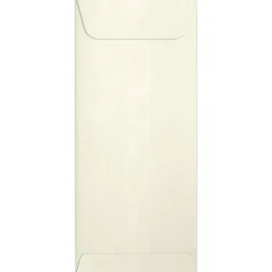 JAM Paper Self Seal Policy Envelope 4 1/8" x 9 1/2", Natural Linen, 50/Pack (7716-NLI-50)* Business