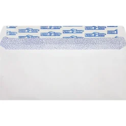 JAM Paper Self Seal Security Tinted #10 Business Envelopes, 4 1/8" x 9 1/2", White, 250/Pack (75747-250)* Security Tinted