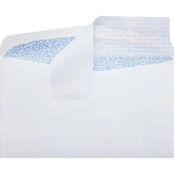 JAM Paper Self Seal Security Tinted #6 3/4 Business Envelopes, 3 5/8" x 6 1/2", White, 250/Pack (72634-250)* Security Tinted