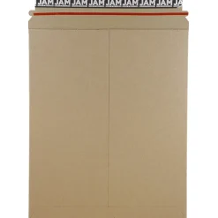 JAM Paper ® Stay-Flat Photo Mailer Envelopes, 11 x 13.5, Brown Kraft, Self-Adhesive Closure, Sold Individually (8866644)* Padded Mailers