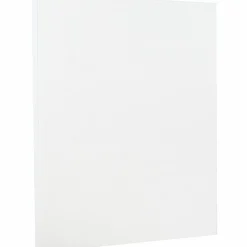 Online Strathmore Cardstock, 88lb, Bright White Laid, 100/pack (301005G) Card Stock