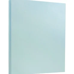 Hot Vellum Bristol 100 lb. Cardstock Paper, 8.5" x 11", Blue, 50 Sheets/Pack (216916789) Card Stock