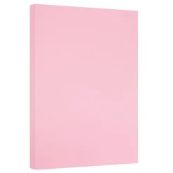 Hot Vellum Bristol 67 lb. Cardstock Paper, 11" x 17", Pink, 50 Sheets/Pack (16932848) Card Stock