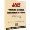 Outlet Vellum Bristol 67 lb. Cardstock Paper, 8.5" x 11", Cream, 50 Sheets/Pack (169824) Card Stock