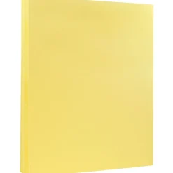 Best Vellum Bristol 67 lb. Cardstock Paper, 8.5" x 11", Canary Yellow, 50 Sheets/Pack (169822) Card Stock