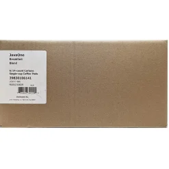 Keurig K-Cups<JavaOne Breakfast Blend Coffee Freshpack, Light Roast, 84/Carton (JTC30106CT)