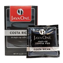 Keurig K-Cups<JavaOne Costa Rican Coffee Freshpack, Medium Roast, 84/Carton (JTC30406CT)