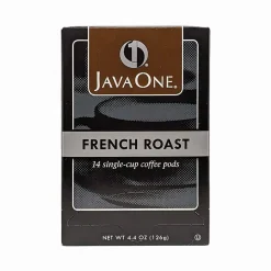 Keurig K-Cups<JavaOne French Roast Coffee Freshpack, Dark Roast, 84/Carton (JTC30806CT)