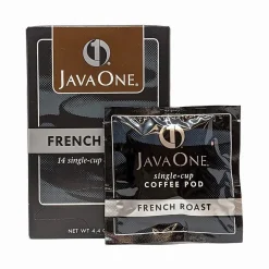 Keurig K-Cups<JavaOne French Roast Coffee Freshpack, Dark Roast, 84/Carton (JTC30806CT)