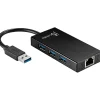 Usb Hubs<j5create 3-Port USB 3.0 Hub, Black (JUH470)