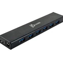Usb Hubs<j5create 7-Port USB 3.0 Hub (JUH377)