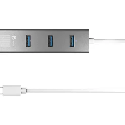Usb Hubs<j5create 3-Port USB Type-C Hub, Space Gray (JCH474)