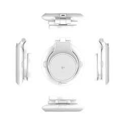 j5create Qi2 3-in-1 Magnetic Wireless Foldable Charging Station, White (JUPW3415)
