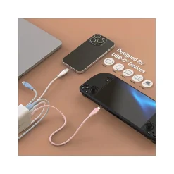 j5create USB Type-C to USB Type-C Charging Cable, 5.9 ft., Pure White (JUCX18L18W)