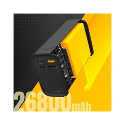 j5create USB-A/USB-C Power Bank, 26800mAh, Black (JPB26465)