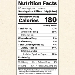 Snacks & Granola Bars<JOJO's Original Dark Chocolate Bites 10oz (220-02039)