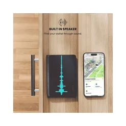 JOURNEY Loc8 RFID Faux Leather Passport Holder, Midnight Black (JTWMN)