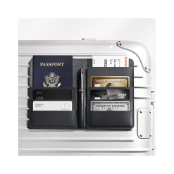 JOURNEY Loc8 RFID Faux Leather Passport Holder, Midnight Black (JTWMN)
