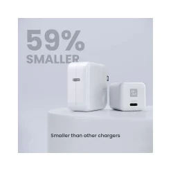 JOURNEY 30W Universal USB Type-C Wall Charger, White (JWCG130WH)