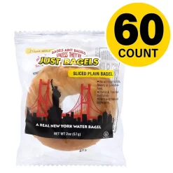 Fresh Groceries<Just Bagel's Mini Plain Bagels, 2 oz., 60/Pack (74367200364)