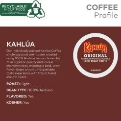 Keurig K-Cups<Kahlua Original Blend Coffee Keurig® K-Cup® Pods, Light Roast, 24/Box (PB4141)