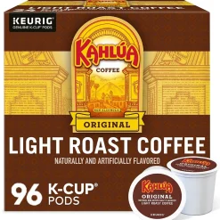Keurig K-Cups<Kahlua Original Coffee, Keurig K-Cup Pod, Light Roast, 96/Carton (PB4141CT)
