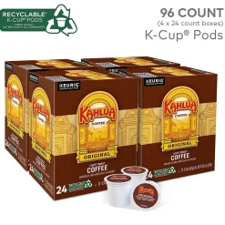 Keurig K-Cups<Kahlua Original Coffee, Keurig K-Cup Pod, Light Roast, 96/Carton (PB4141CT)