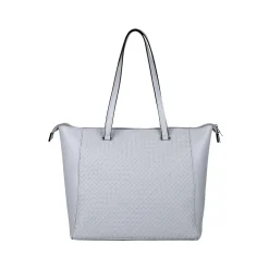 Karla Hanson Tanya Gray Vegan Leather Tote Bag, Medium (21804GREY)