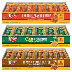 Crackers<Keebler Cracker Variety Pack, 1.8 oz, 36/count (600-00773)