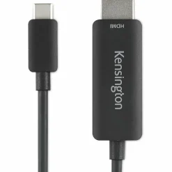 Usb Cables<Kensington 6' HDMI to USB-C Cable, Male to Male, Black (K38343WW)